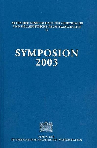 Produktbild: Symposion 2003