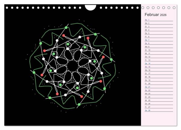 Produktbild: Filigran - Mandalas (Wandkalender 2026 DIN A4 quer), CALVENDO Monatskalender