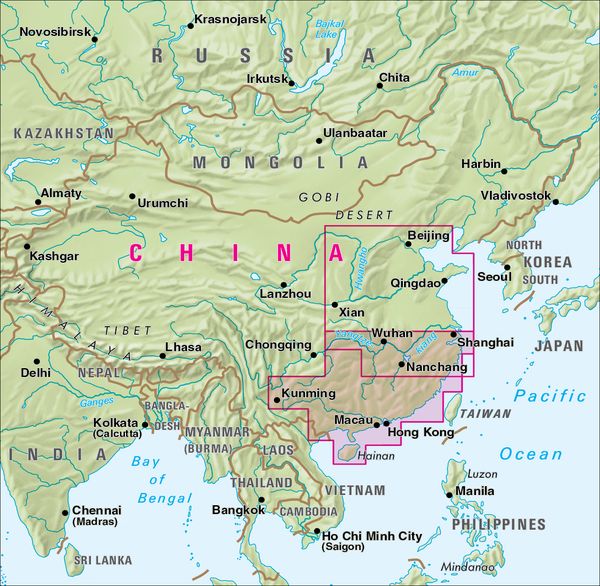 Produktbild: Nelles Map China: South 1:1 750 000