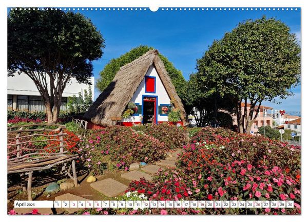 Produktbild: Madeira island of eternal spring (High Quality Premium Wall Calendar 2026 DIN A2 landscape),CALVENDO 12 Month Wall Calendar