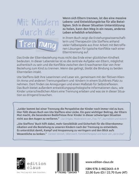 Produktbild: Mit Kindern durch die Trennung &ndash; ein therapeutisches Lesebuch