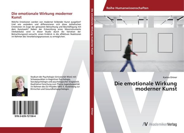 Die emotionale Wirkung moderner Kunst, Taschenbuch von Karina Ortner, AV Akademikerverlag, 9783639721584