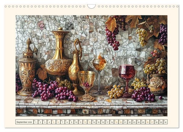 Produktbild: Mosaike (Wandkalender 2026 DIN A3 quer), CALVENDO Monatskalender