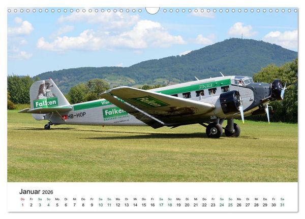 Produktbild: Junkers Ju 52 Die Legende (Wandkalender 2026 DIN A3 quer), CALVENDO Monatskalender