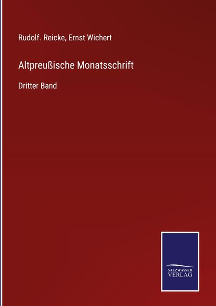 Produktbild: Altpreu&szlig;ische Monatsschrift