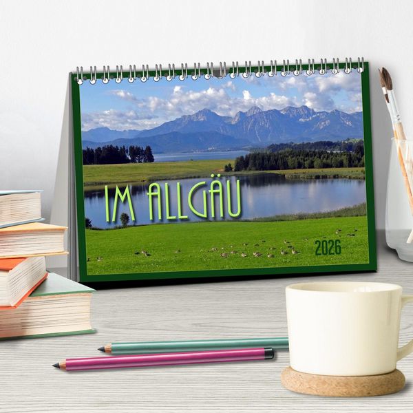 Produktbild: Im Allg&auml;u (Tischkalender 2026 DIN A5 quer), CALVENDO Monatskalender