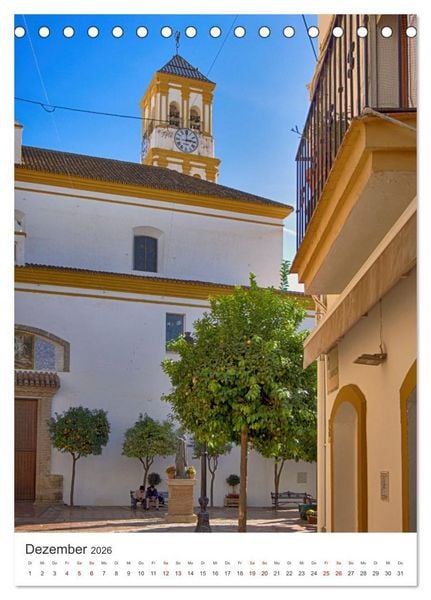 Produktbild: Marbella - Die Costa del Sol in Hochform (Tischkalender 2026 DIN A5 hoch), CALVENDO Monatskalender