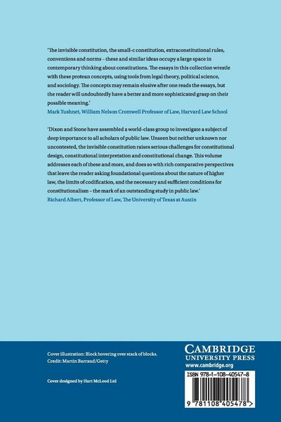 Produktbild: The Invisible Constitution in Comparative Perspective