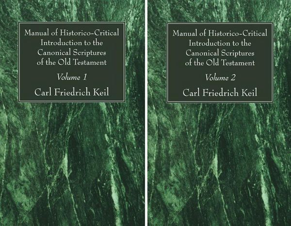 Produktbild: Manual of Historico-Critical Introduction to the Canonical Scriptures of the Old Testament