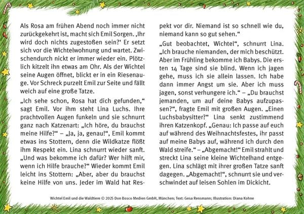 Produktbild: Wichtel Emil und die Waldtiere. 24 Geschichten zum Vorlesen im Advent. F&uuml;r Kinder von 3 bis 6