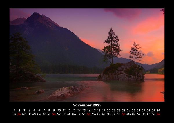 Produktbild: Bergige Welten 2025 Fotokalender DIN A3