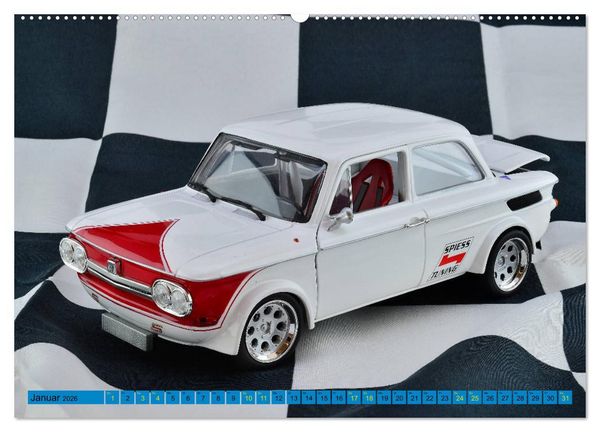 Produktbild: NSU TT CUP Auch im Kleinen ganz Gro&szlig; (hochwertiger Premium Wandkalender 2026 DIN A2 quer), Kunstdruck in Hochglanz