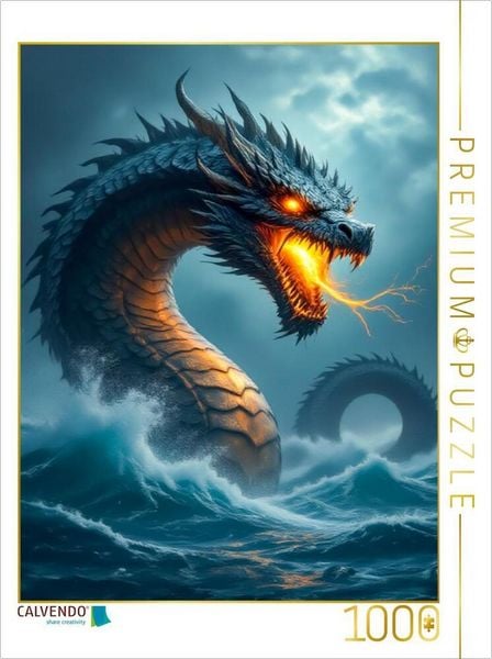 CALVENDO Puzzle Leviathan, ein riesiges Meeresungeheuer | 1000 Teile Lege-Größe 64x48cm Foto-Puzzle für glückliche Stunden, Sonstige von , Calvendo