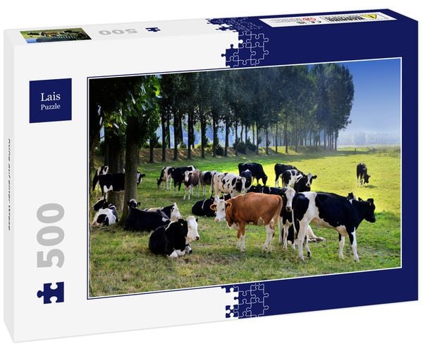 Lais Puzzle Kühe auf einer Wiese 500 Teile
