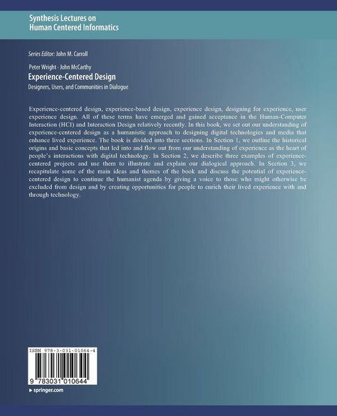 Produktbild: Experience-Centered Design
