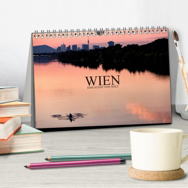 Produktbild: WIEN - EINE STADT VON WELT (Tischkalender 2026 DIN A5 quer), CALVENDO Monatskalender