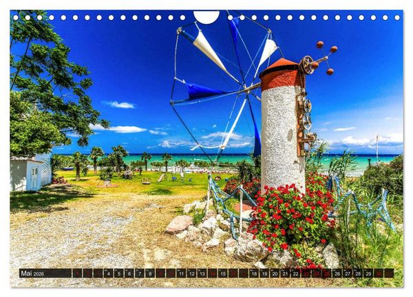 Produktbild: Idyllisches Rhodos (Wandkalender 2026 DIN A4 quer), CALVENDO Monatskalender