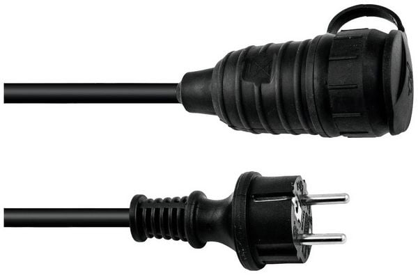 Produktbild: Eurolite 30245698 Strom Verl&auml;ngerungskabel 16A Schwarz 15m H07RN-F 3G 1,5mm&sup2;