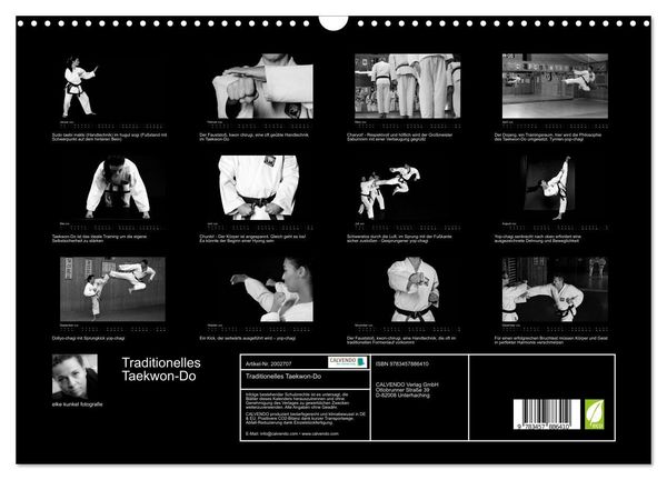 Produktbild: Traditionelles Taekwon-Do (Wandkalender 2026 DIN A3 quer), CALVENDO Monatskalender