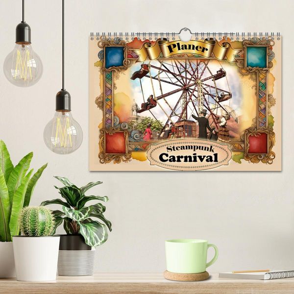 Produktbild: Steampunk Carnival (Wandkalender 2026 DIN A4 quer), CALVENDO Monatskalender