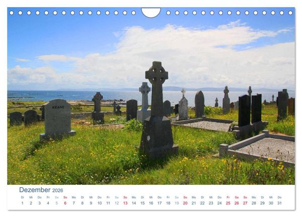 Produktbild: Irland 2026. Impressionen zwischen gr&uuml;nen H&uuml;geln und blauen K&uuml;sten (Wandkalender 2026 DIN A4 quer), CALVENDO Monatskalender