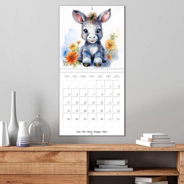 Produktbild: Renard Rexi et ses amis - mon premier agenda (Calendrier mural carr&eacute; 2026 30x30 cm) Calendrier double avec une page pour vos prises de notes