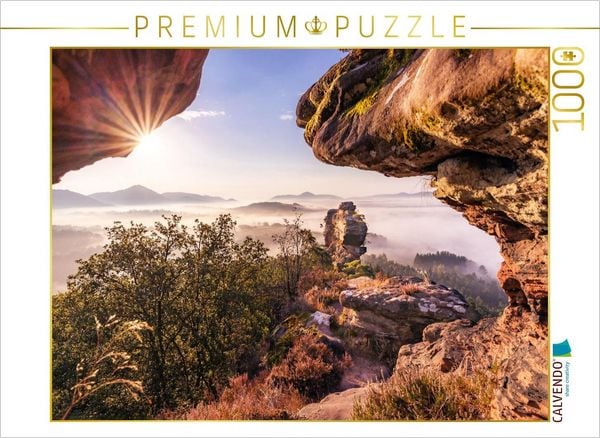 CALVENDO Puzzle Ein Motiv aus dem Kalender Bunter Pfälzerwald | 1000 Teile Lege-Größe 64x48cm Foto-Puzzle für glückliche Stunden