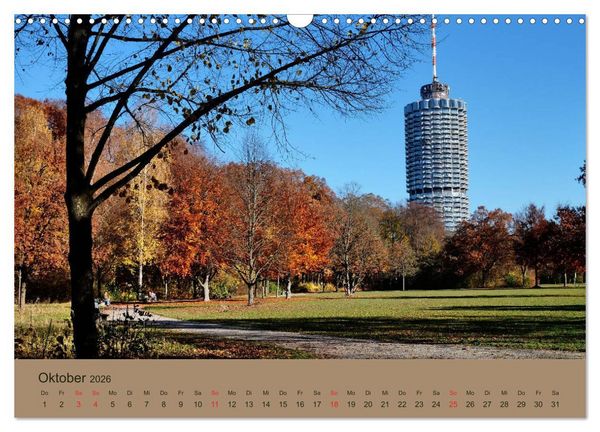 Produktbild: Stressfreie Zone! Parks und gr&uuml;ne Oasen in Augsburg (Wandkalender 2026 DIN A3 quer), CALVENDO Monatskalender
