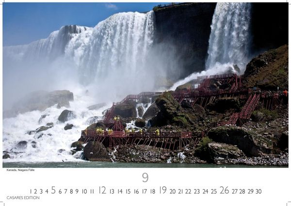 Produktbild: Wasserf&auml;lle Kalender 2027 &ndash; Wandkalender | Fotokalender Naturkalender 35x50cm Gro&szlig;format - Inspirierende Wasserfall-Fotografien f&uuml;r das ganze Jahr.