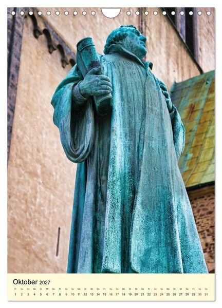 Produktbild: Martin Luther - Orte der Reformation (Wandkalender 2027 DIN A4 hoch), CALVENDO Monatskalender