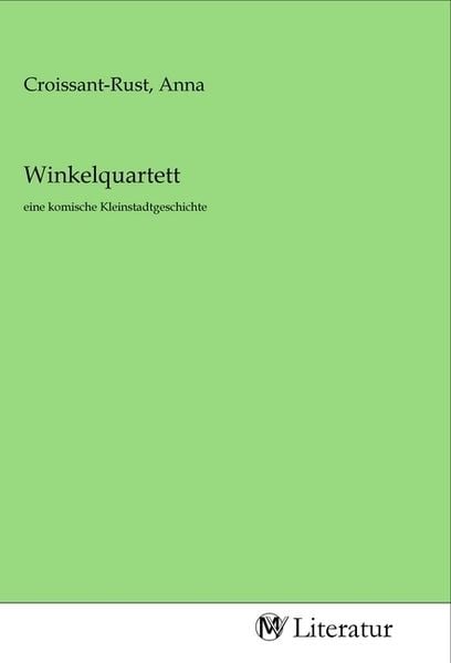 Winkelquartett, Taschenbuch von , MV-Literatur, 9783968749679