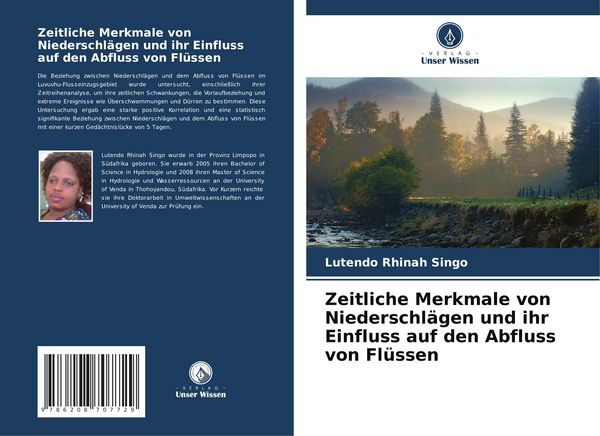 Produktbild: Zeitliche Merkmale von Niederschl&auml;gen und ihr Einfluss auf den Abfluss von Fl&uuml;ssen