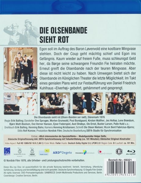 Produktbild: Die Olsenbande - Sieht Rot