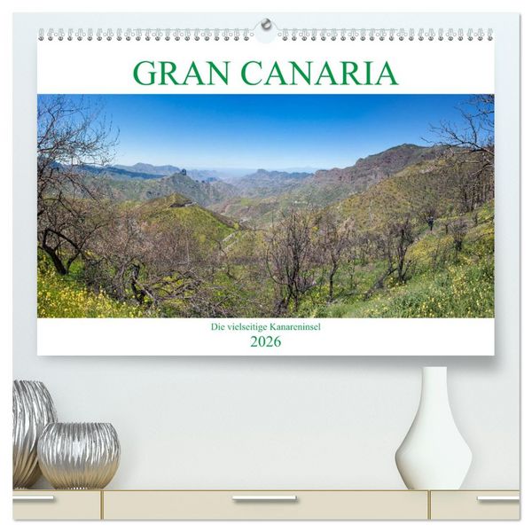 Produktbild: Gran Canaria - Die vielseitige Kanareninsel (hochwertiger Premium Wandkalender 2026 DIN A2 quer), Kunstdruck in Hochglanz