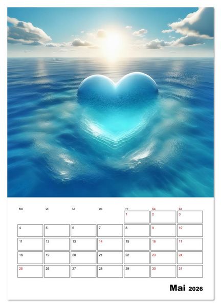Produktbild: Elementare Seelenreise (Wandkalender 2026 DIN A4 hoch), CALVENDO Monatskalender