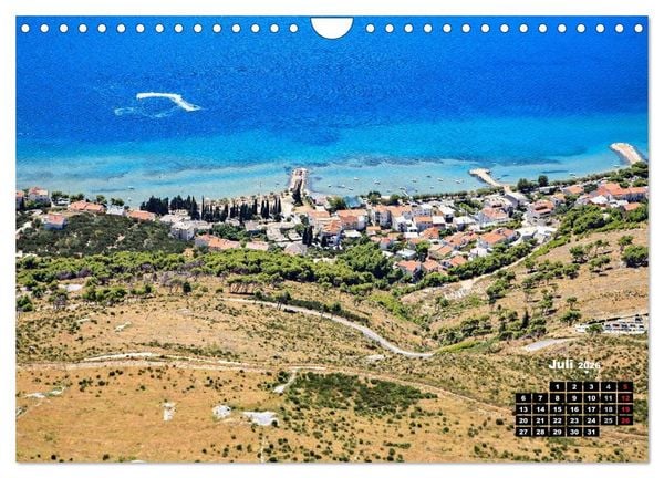 Produktbild: Kroatien - Split und die dalmatinische K&uuml;ste (Wandkalender 2026 DIN A4 quer), CALVENDO Monatskalender