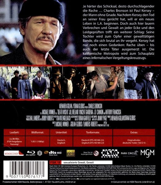 Produktbild: Death Wish 2 - Der Mann ohne Gnade