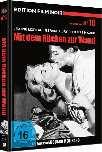 Produktbild: Mit dem R&uuml;cken zur Wand - Limited Mediabook (Film Noir Edition Nr. 10) (+ DVD)