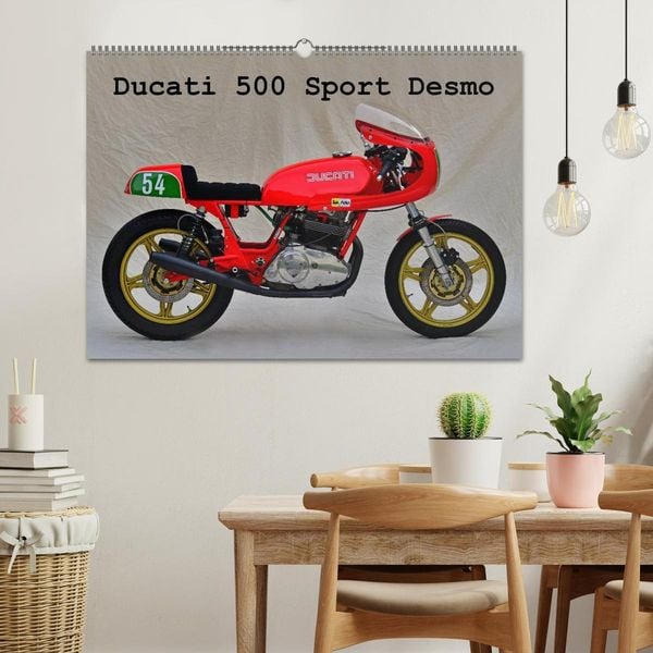 Produktbild: Ducati 500 Sport Desmo (Wandkalender 2026 DIN A2 quer), CALVENDO Monatskalender