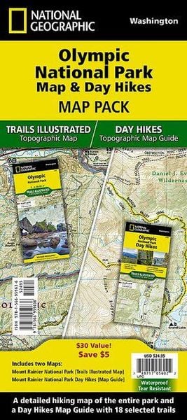 Produktbild: Olympic Day Hikes & National Park [Map Pack Bundle]