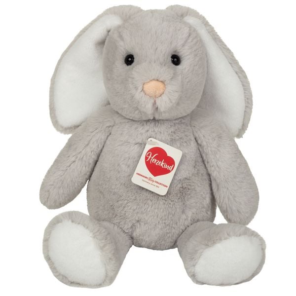 Teddy Hermann 93971 - Herzekind Häschen Abby grau, Plüsch, 32 cm