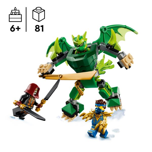 Produktbild: LEGO NINJAGO 71862 Lloyds Drachen-Mech Battle Set, Spielset mit Actionfigur und 3 Minifiguren