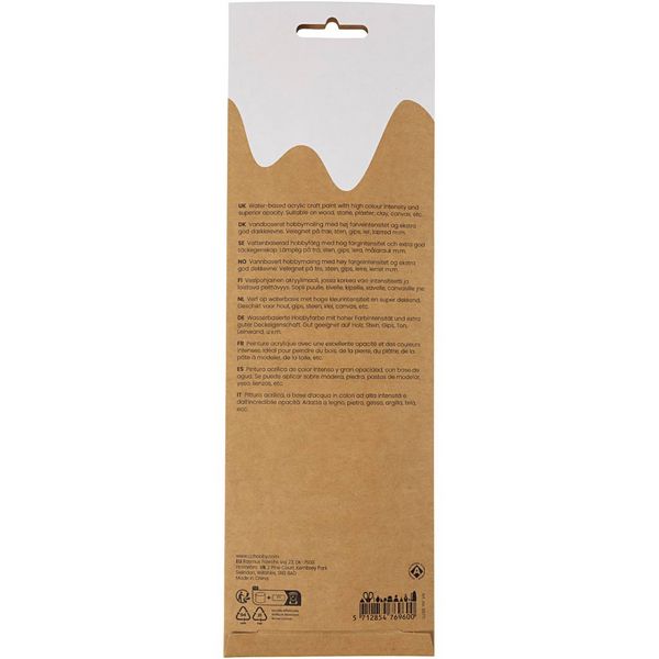 Produktbild: Creativ Company Hobbyfarbe Plus Color, sortiert Farben, 6x5 ml