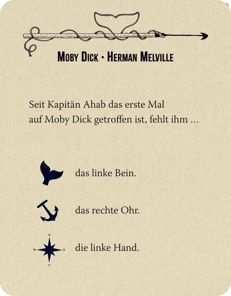 Produktbild: Schachtelspiel: Moby Dick - Das Quiz