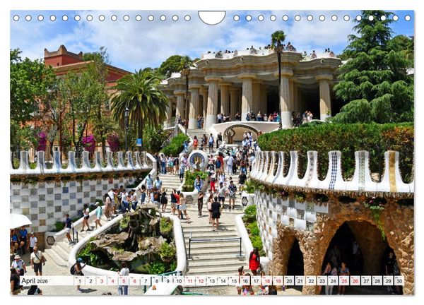 Produktbild: BARCELONA, Traumziel am Mittelmeer (Wandkalender 2026 DIN A4 quer), CALVENDO Monatskalender