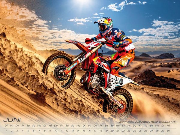 Produktbild: Motocross Artwork Edition Kalender 2027