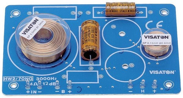 Produktbild: Visaton HW 2/70 NG - 4 Ohm 2-Wege Frequenzweiche 4Ω