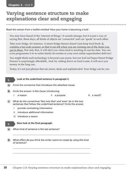 Produktbild: Lower Secondary English Workbook: Stage 8