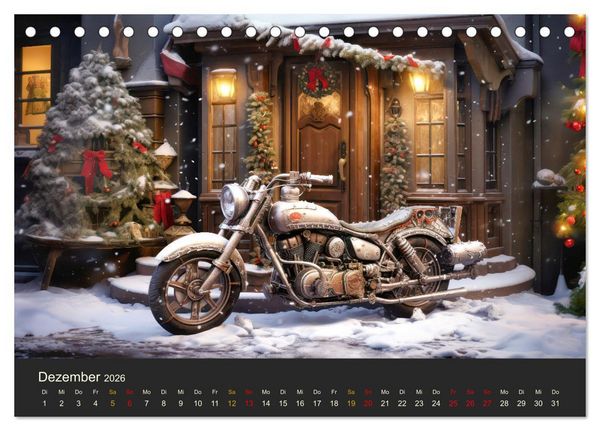 Produktbild: Steampunk Motorr&auml;der (Tischkalender 2026 DIN A5 quer), CALVENDO Monatskalender