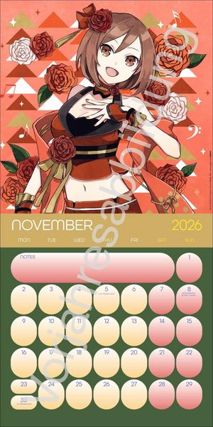 Produktbild: Hatsune Miku Broschurkalender 2027